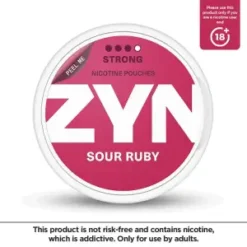 Zyn Sour Ruby Snus Strong